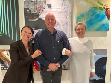 Enlightening evening organized by Ms Lotte Wagner of Liv & Lov and Mr Jens Lund, the President of the Danish Business Council